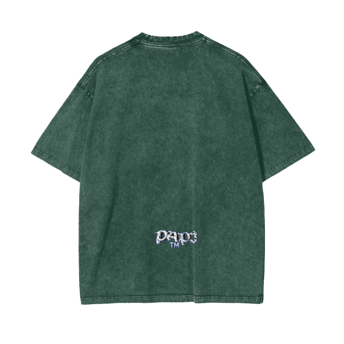 Streetwear Unisex Oversized Snow Wash T-Shirt