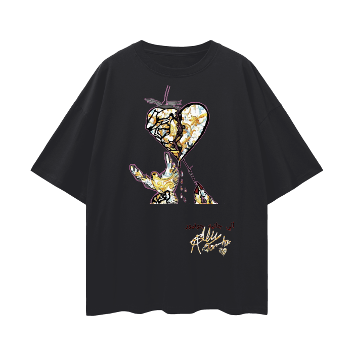 Streetwear Unisex 100% Cotton Loose Basic Tee