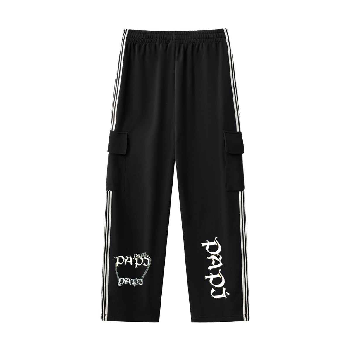 Side Stripe Straight-Leg Pants