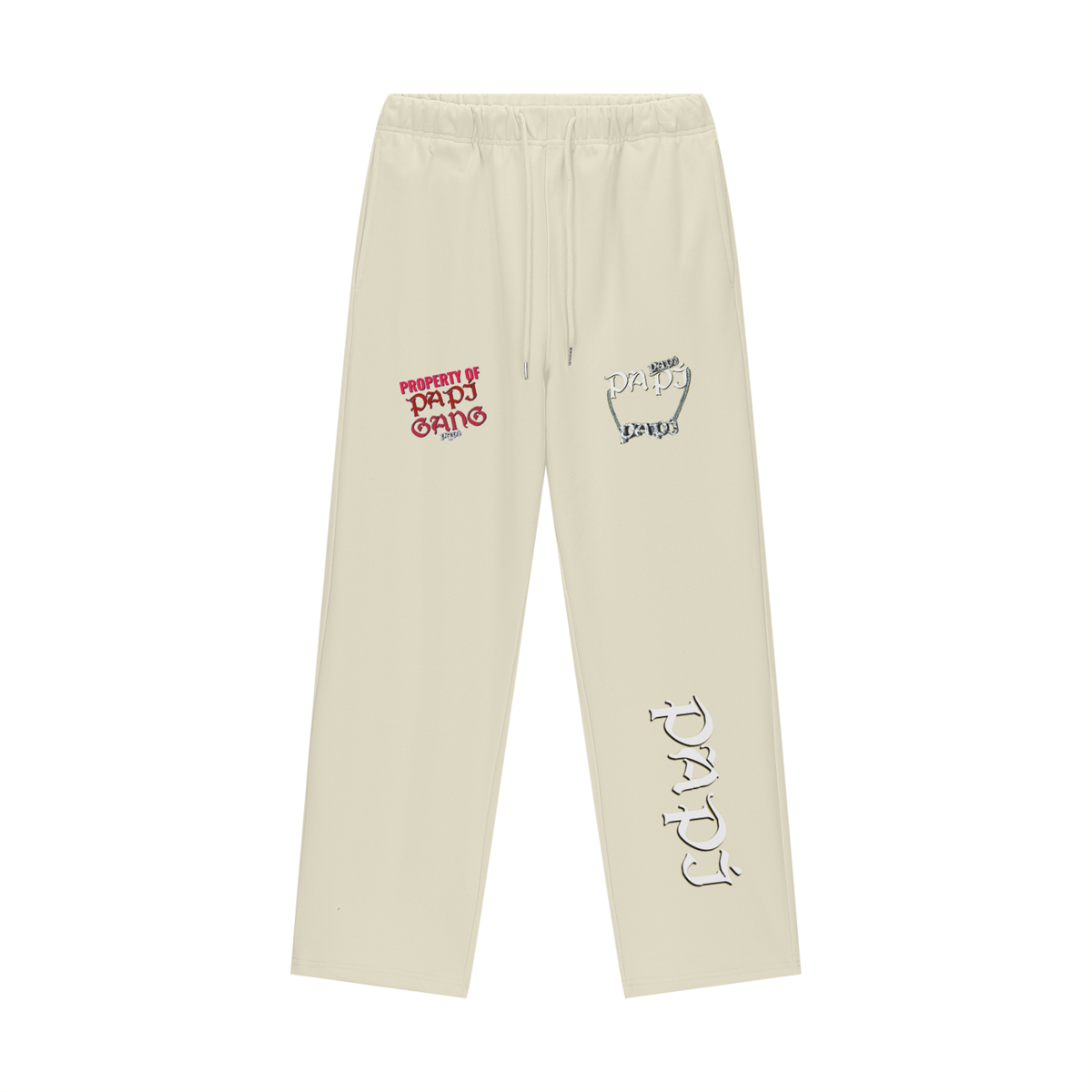 Fleece Lined Straight Leg Pants - 460 GSM